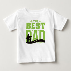 T-shirt Pour Bébé Meilleur Papa du Monde