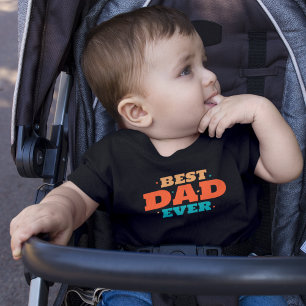 T-shirt Pour Bébé Meilleur papa jamais