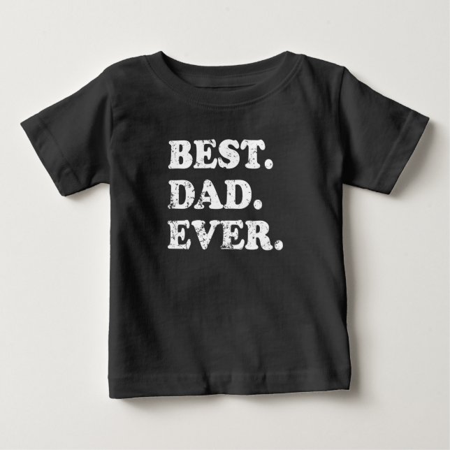 T-shirt Pour Bébé Meilleur père (Devant)