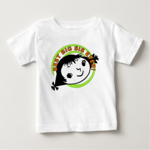 T-shirt Pour Bébé Meilleure grande soeur jamais rétro