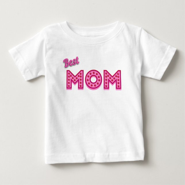 T-shirt Pour Bébé Meilleure Maman Meilleure Maman Jamais Meilleure M (Devant)