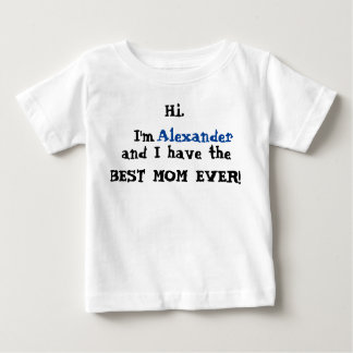 T-shirt Pour Bébé Meilleure maman Sentimentaire jamais dit avec du t