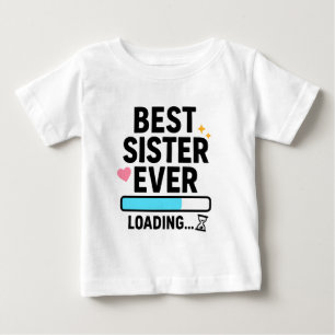T-shirt Pour Bébé Meilleure Sœur à Venir 