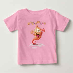 T-shirt Pour Bébé Mélange Enfant Halloween Monster Toddler Baby T-Sh