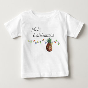 T-shirt Pour Bébé Mele Kalikimaka - chemise de bébé de Noël