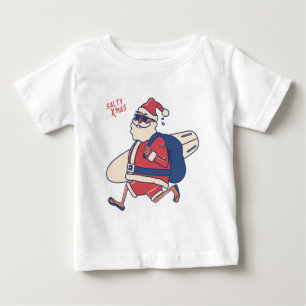 T-shirt Pour Bébé Mele Kalikimaka - Funny Noël hawaïen à Père Noël