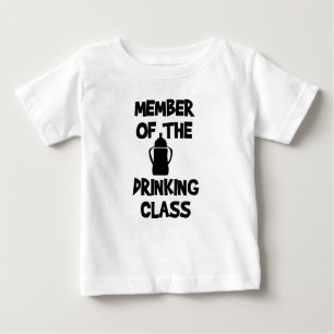 T-shirt Pour Bébé Membre de la classe Drinking