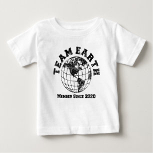 T-shirt Pour Bébé Membre de l'équipe Earth depuis 2020 Bodysuit bébé