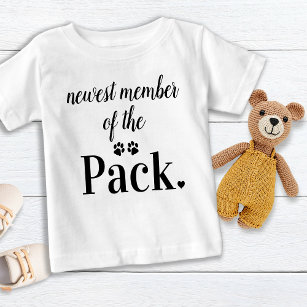 T-shirt Pour Bébé Membre Le Plus Récent De L'Amoureux des chiens Pet