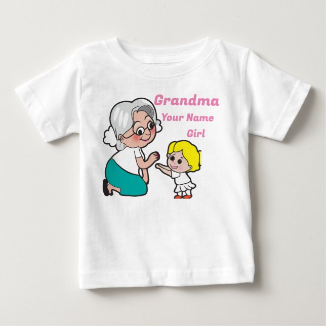 T-shirt Pour Bébé Mémé 4 (Devant)