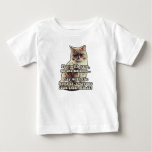 T-shirt Pour Bébé Mème drôle de chat en colère pour les amateurs de