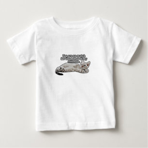 T-shirt Pour Bébé Mème drôle de chat en colère pour les propriétaire