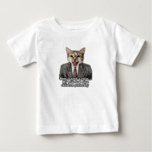 T-shirt Pour Bébé Mème drôle de chat pour les personnes qui aiment l