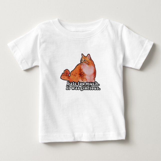 T-shirt Pour Bébé Meme du chat grincheux pour les personnes qui aime (Devant)