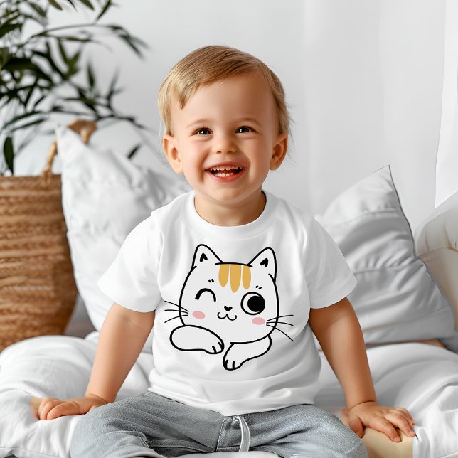 T-shirt Pour Bébé Meow (Créateur téléchargé)