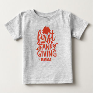 T-shirt Pour Bébé Merci de donner le nom du bébé personnalisé