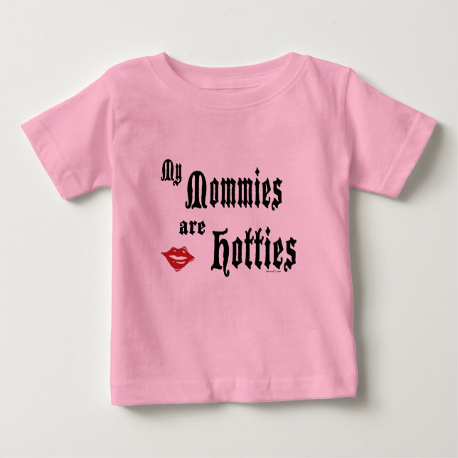 T-shirt Pour Bébé Mères Hotties (Devant)