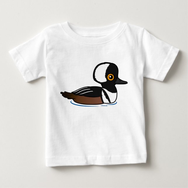 T-shirt Pour Bébé Merganser à capuchon (Devant)