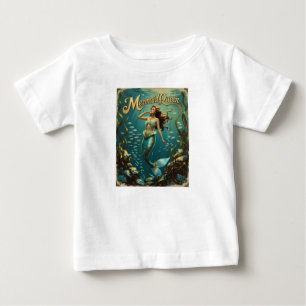 T-shirt Pour Bébé Mermaid Queen sous l'eau Toddler Girl Ocean