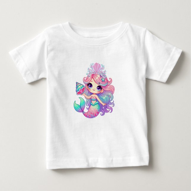 T-shirt Pour Bébé Mermaidvibes (Devant)