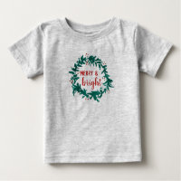 Merry & Bright Christmas Wreath Kid