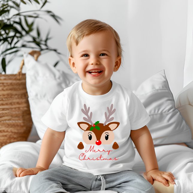 T-shirt Pour Bébé Merry christmas (Créateur téléchargé)
