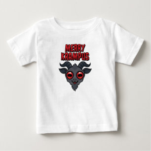 T-shirt Pour Bébé Merry Krampus Mignon et Flippant