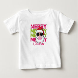 T-shirt Pour Bébé Merry Merry Christmas
