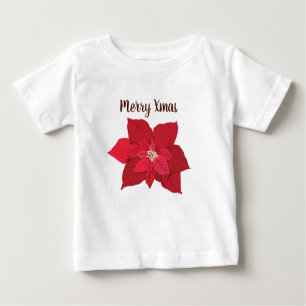 T-shirt Pour Bébé Merry Xmas Shirt