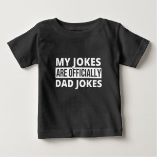 T-shirt Pour Bébé mes blagues sont des blagues de papa