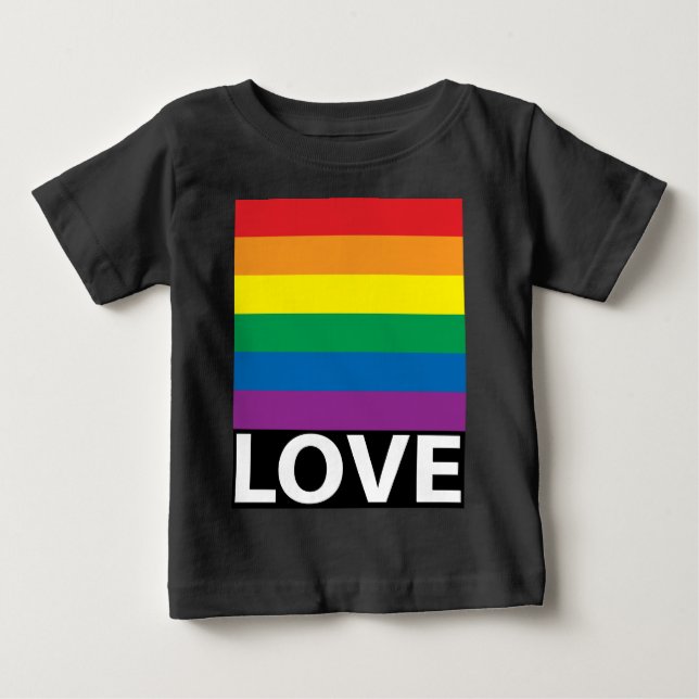 T-shirt Pour Bébé Mes mamans m'aiment (Devant)