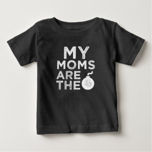 T-shirt Pour Bébé Mes mamans sont le baby-shirt de la bombe