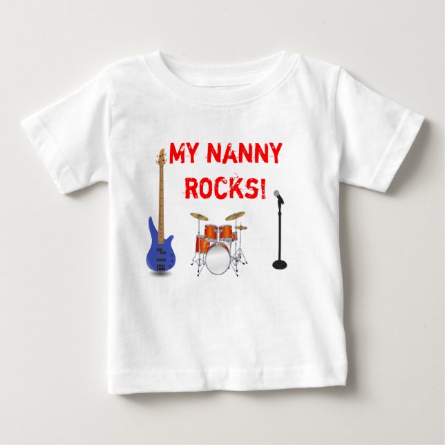 T-shirt Pour Bébé Mes roches de bonne d'enfants ! (Devant)