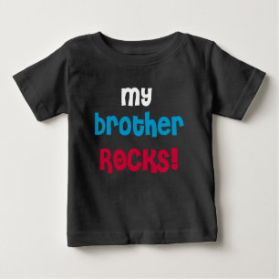 T-shirt Pour Bébé Mes roches de frère