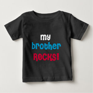 T-shirt Pour Bébé Mes roches de frère