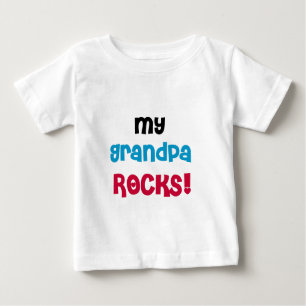 T-shirt Pour Bébé Mes roches de grand-papa