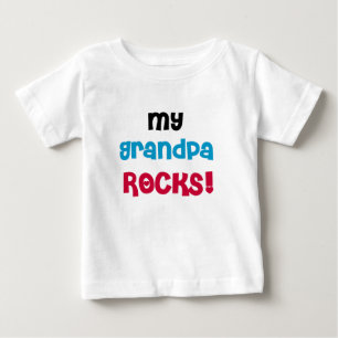 T-shirt Pour Bébé Mes roches de grand-papa