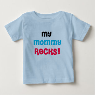 T-shirt Pour Bébé Mes roches de maman