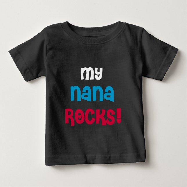 T-shirt Pour Bébé Mes roches de Nana (Devant)