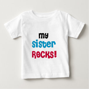 T-shirt Pour Bébé Mes roches de soeur