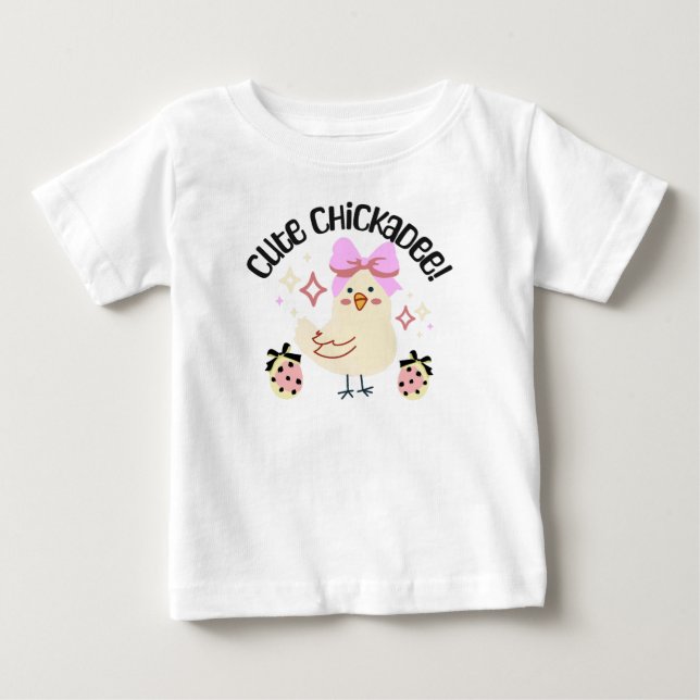T-shirt Pour Bébé Mésange mignonne (Devant)