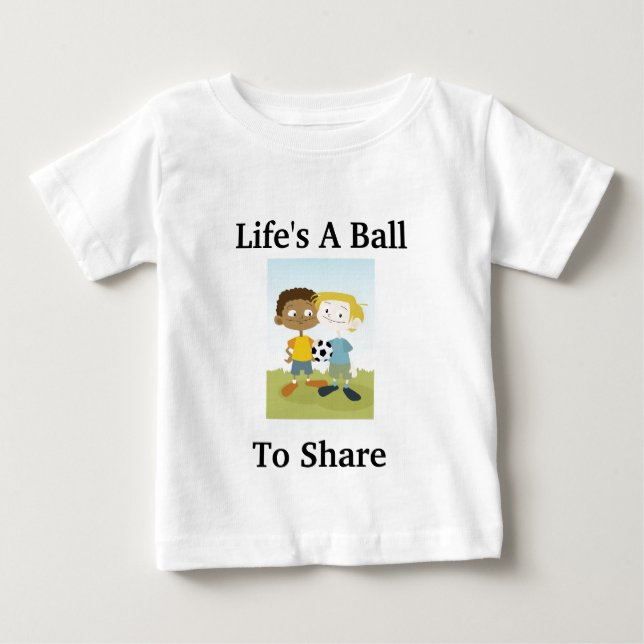 T-shirt Pour Bébé Message d'unité (Devant)