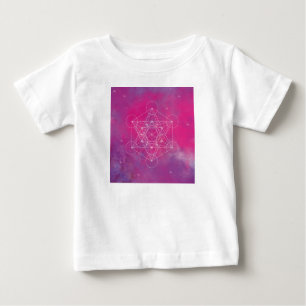 T-shirt Pour Bébé Métatron, chakra, zen, géométrie sacrée, ange
