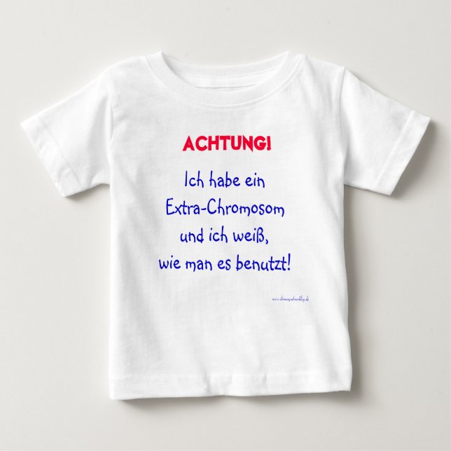 T-shirt Pour Bébé Mettre contre l'enfant (Devant)