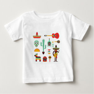 T-shirt Pour Bébé mexican mariachi