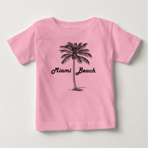 T-shirt Pour Bébé Miami Beach