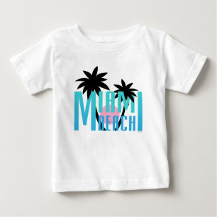 T-shirt Pour Bébé Miami-Beach-Floride-Typographie