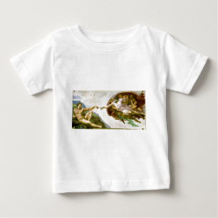 T-shirt Pour Bébé Michelangelo - Création d'Adam Painting