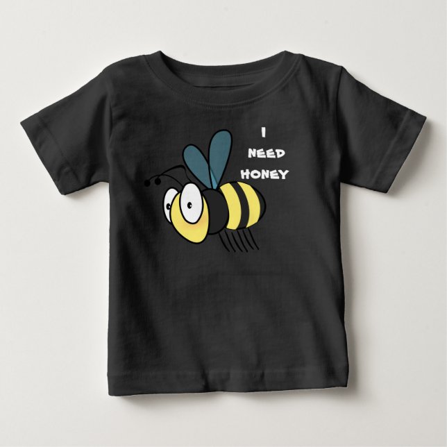 T-shirt Pour Bébé Miel (Devant)
