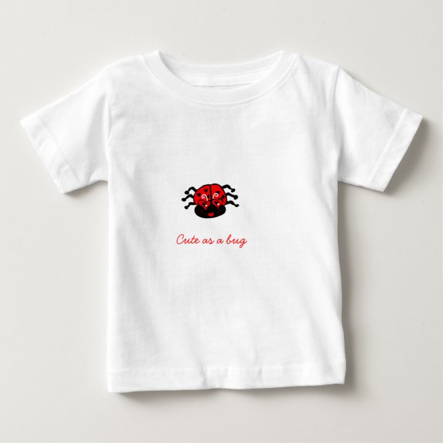 T-shirt Pour Bébé Migné comme bogue (Devant)